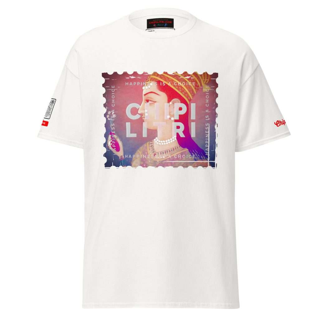 La Dama con Flor — miniatura mogol/rajput del MET reinterpretada con QR musical