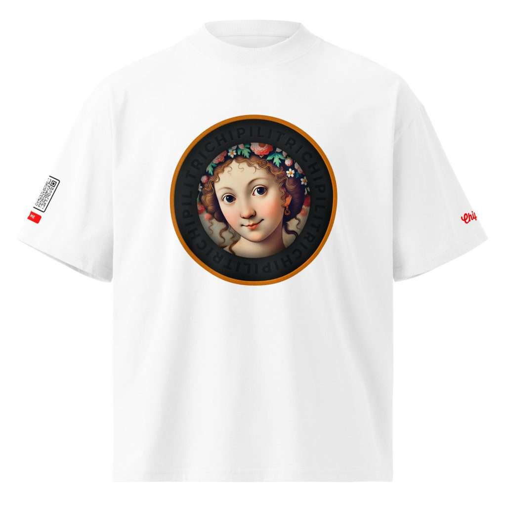 La Mirada que Florece camiseta oversize orgánica unisex Chipilitri