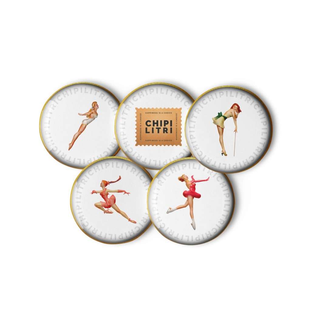 PINUP chapas Chipilitri – estilo retro